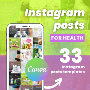 33 Plantillas para Instagram de salud morado